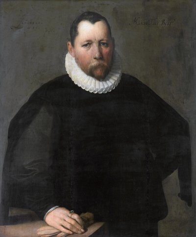 Portrait of Pieter Jansz. Kies (1536-1597) by Cornelis van Haarlem